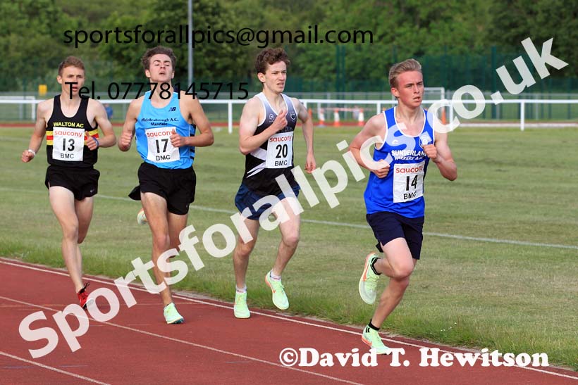 The 1500 metres, 2022 BMC Chester le Street. Photo: David T. Hewitson/Sports for All Pics